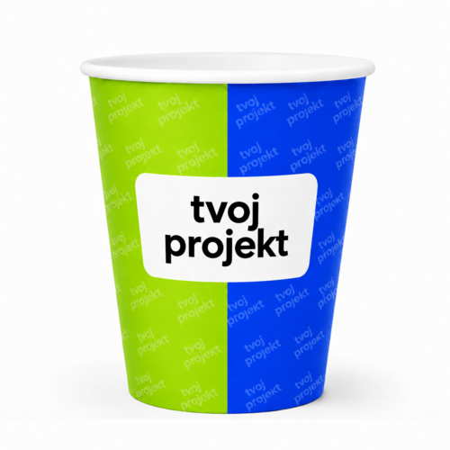 Papierové poháriky s potlačou – 300 ml (12 oz), jednovrstvové