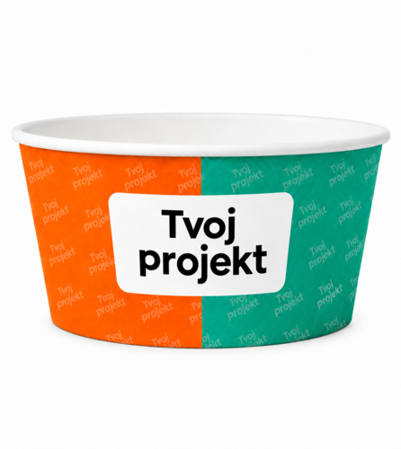 Papierová miska 1300 ml s potlačou